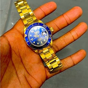 Invicta gold watch men’s